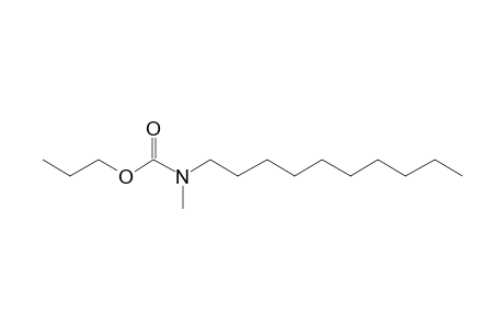 Carbamic acid, N-methyl-N-decyl-, propyl ester