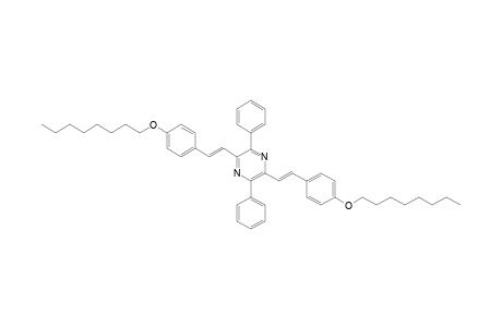 [(E),(E)]-2,5-BIS-[2-(4-OCTYLOXYPHENYL)-ETHENYL]-3,6-DIPHENYLPYRAZINE