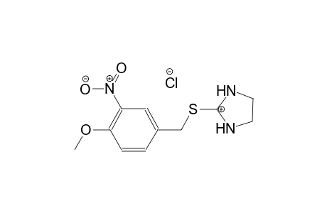 2-((4-methoxy-3-nitrobenzyl)thio)-4,5-dihydro-1H-imidazol-3-ium chloride