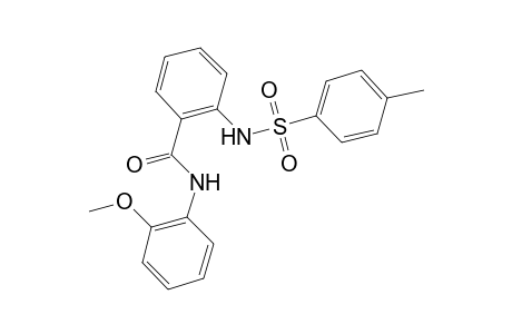 benzamide, N-(2-methoxyphenyl)-2-[[(4-methylphenyl)sulfonyl]amino]-