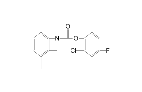 2,3-dimethylcarbanilic acid, 2-chloro-4-fluorophenyl ester