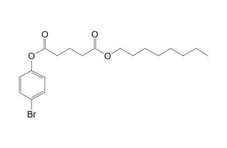 Glutaric acid, 4-bromophenyl octyl ester