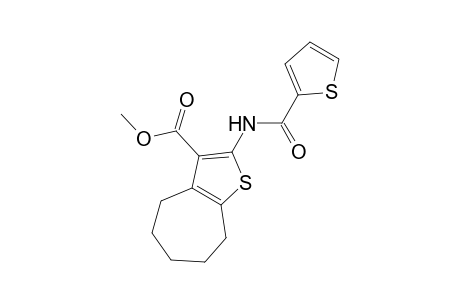 methyl 2-[(2-thienylcarbonyl)amino]-5,6,7,8-tetrahydro-4H-cyclohepta[b]thiophene-3-carboxylate