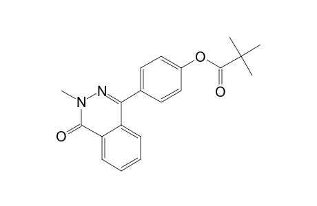 4-(4-Hydroxyphenyl)-2-methyl-1(2H)-phthalazinone, trimethylacetate