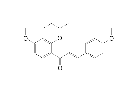 1-(3,4-DIHYDRO-2,2-DIMETHYL-5-METHOXY-2H-1-BENZOPYRAN-8-YL)-3-(p-METHOXYPHENYL)-2-PROPEN-1-ONE