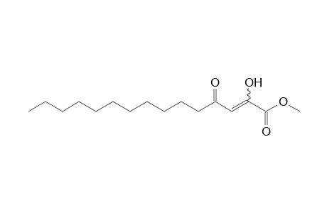 2-Hydroxy-4-oxo-2-pentadecenoic acid, methyl ester