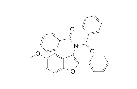 N-Benzoyl-N-(5-methoxy-2-phenylbenzofuran-3-yl)benzamide