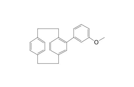 13-(3-Methoxyphenyl)tricyclo[8.2.2.2(4,7)]hexadeca-1(13),4(16),5,7(15),10(14),11-hexaene