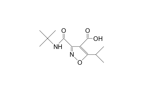 4-Isoxazolecarboxylic acid, 3-[[(1,1-dimethylethyl)amino]carbonyl]-5-(1-methylethyl)-