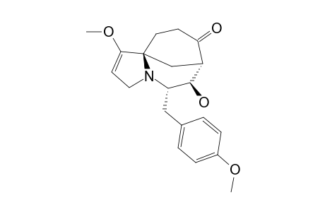 (5S,6R,7R,11S)-6-HYDROXY-1-METHOXY-5-(4-METHOXYBENZYL)-6,7,9,10-TETRAHYDRO-3H-7,10A-METHANOPYRROLO-[1,2-A]-AZOCINE-8(5H)-ONE