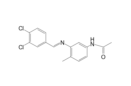 3'-[(3,4-dichlorobenzylidene)amino]-p-acetotoluidide