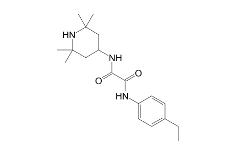 N-(4-Ethylphenyl)-N'-(2,2,6,6-tetramethyl-4-piperidyl)oxamide