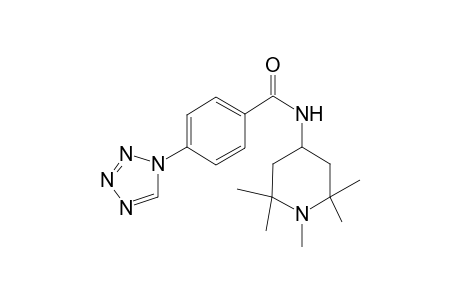 benzamide, N-(1,2,2,6,6-pentamethyl-4-piperidinyl)-4-(1H-tetrazol-1-yl)-