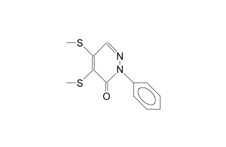 4,5-Bis(methylthio)-2-phenyl-2H-pyridazin-3-one