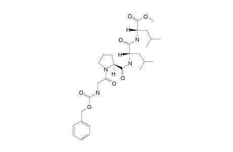 Methyl-N-(benzyloxycarbonyl)-glycylprolylleucylleucine