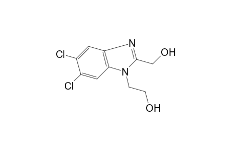 5,6-dichloro-2-(hydroxymethyl)-1-benzimidazoleethanol