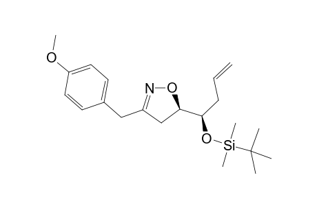 (R)-3-(4-Methoxybenzyl)-syn-5-[(R)-1-(tert-Butyldimethylsilyloxy)-3-butenyl]isoxazole
