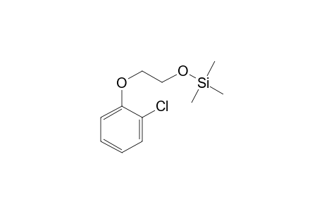 2-(2-Chlorophenoxy)ethanol, tms derivative