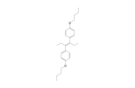 1-Butoxy-4-[(1E)-2-(4-butoxyphenyl)-1-ethyl-1-butenyl]benzene