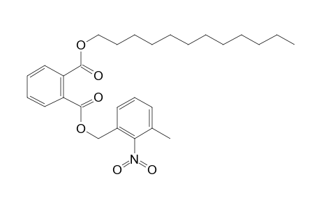 Phthalic acid, dodecyl 3-methyl-2-nitrobenzyl ester