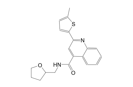 2-(5-methyl-2-thienyl)-N-(tetrahydro-2-furanylmethyl)-4-quinolinecarboxamide