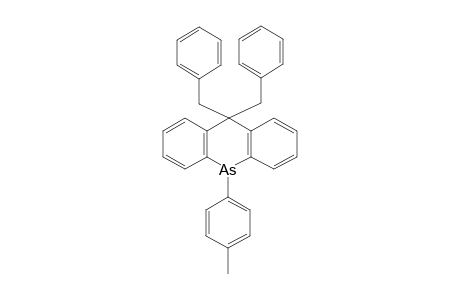 10,10-dibenzyl-5,10-dihydro-5-p-tolylacridarsine