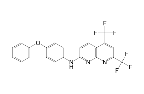 2,4-BIS(TRIFLUOROMETHYL)-7-(p-PHENOXYANILINO)-1,8-NAPHTHYRIDINE