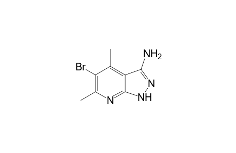 1H-pyrazolo[3,4-b]pyridin-3-amine, 5-bromo-4,6-dimethyl-