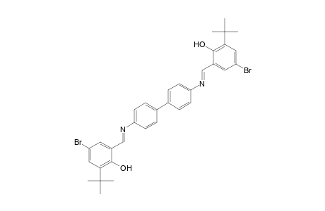 N,N'-Bis(5-bromo-3-tert-butylsalicylidene)benzidine