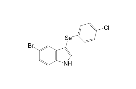 5-Bromo-3-(4-chlorophenylselenyl)-1H-indole