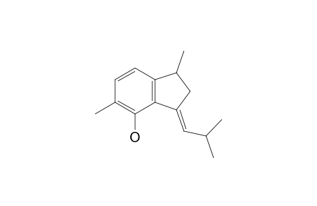 (3E)-1,5-dimethyl-3-(2-methylpropylidene)-1,2-dihydroinden-4-ol