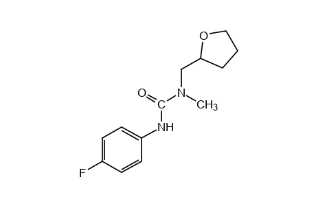 3-(p-fluorophenyl)-1-methyl-1-(tetrahydrofurfuryl)urea
