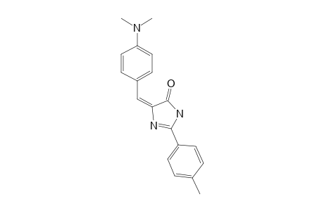 5-(4-Dimethylaminobenzylidene)-2-(p-tolyl)-3,5-dihydroimidazol-4-one