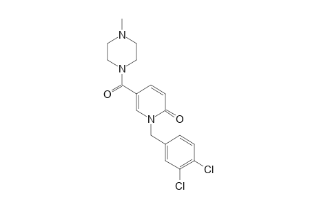 1-(3,4-DICHLOROBENZYL)-5-[(4-METHYL-1-PIPERAZINYL)CARBONYL]-2(1H)-PYRIDONE