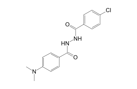 1-(p-chlorobenzoyl)-2-[p-(dimethylamino)benzoyl]hydrazine