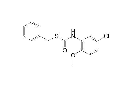 (5-Chloro-2-methoxyphenyl)thiocarbamic acid, S-benzyl ester