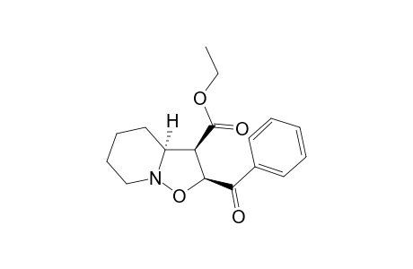 Ethyl (2RS,3RS,3aRS)-2-benzoyl-hexahydro-2H-isoxazolo[2,3-a]pyridine-3-carboxylate