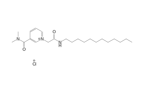 3-(dimethylcarbamoyl)-1-[(dodecylcarbamoyl)methyl]pyridinium chloride