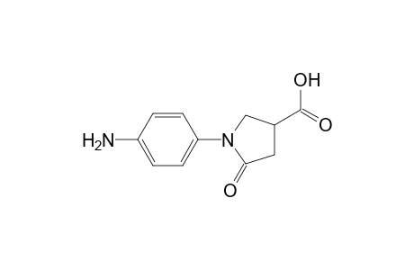 1-(4-aminophenyl)-5-oxo-3-pyrrolidinecarboxylic acid