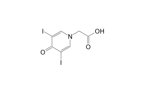 3,5-Diiodo-4-pyridone-1-acetic acid