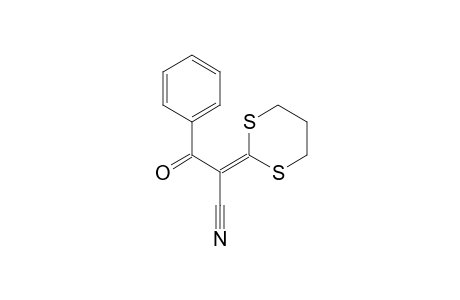 2-(1,3-Dithian-2-ylidene)-3-keto-3-phenyl-propionitrile