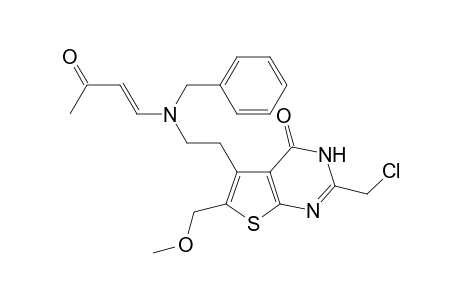 5-{2-[Benzyl((1E)-3-oxobut-1-en-1-yl)amino]ethyl}-2-(chloromethyl)-6-(methoxymethyl)thieno[2,3-d]-pyrimidin-4(3H)-one