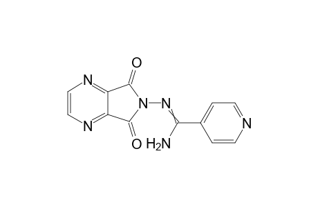 N'-(5,7-dioxo-5,7-dihydro-6H-pyrrolo[3,4-b]pyrazin-6-yl)pyridine-4-carboximidamide