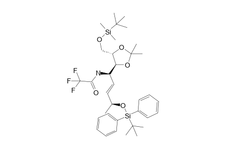 N-[(E,1R,4S)-1-[(4S,5S)-5-[[tert-butyl(dimethyl)silyl]oxymethyl]-2,2-dimethyl-1,3-dioxolan-4-yl]-4-[tert-butyl(diphenyl)silyl]oxy-pent-2-enyl]-2,2,2-trifluoro-acetamide