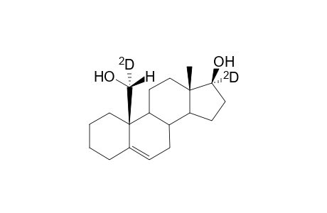 [17.alpha.,19S-2H2]androst-5-ene-17.beta.,19-diol