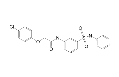 2-(4-Chlorophenoxy)-N-[3-(phenylsulfamoyl)phenyl]acetamide