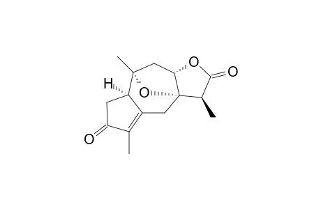 HEDYOSUMIN_B;7-ALPHA,10-ALPHA-EPOXY-3-OXO-1,11-ALPHA-H-GUAIA-4-(5)-EN-8-ALPA,12-OLIDE