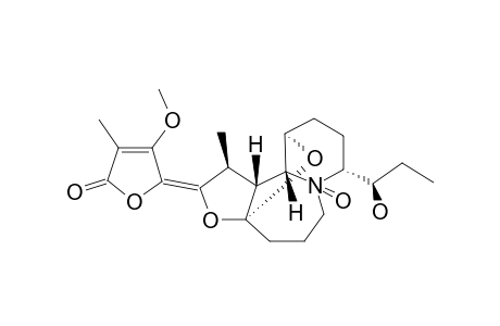 OXYSTEMOKERRIN-N-OXIDE;4-METHOXY-3-METHYL-5-[(2Z,11AS)-3AT,11T-EPOXY-8T-[(1R)-1-HYDROXYPROPYL]-1C-METHYL-(11AR,11BC)-DODECAHYDRO-FURO-[3,2-C]-PYRID