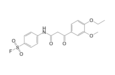 2-(4-ethoxy-3-methoxybenzoyl)-4'-(fluorosulfonyl)acetanilide