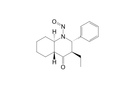 N-NITROSO-3-ETHYL-2-PHENYL-TRANS-DECAHYDROQUINOLIN-4-ONE;MAJOR-CONFORMER
